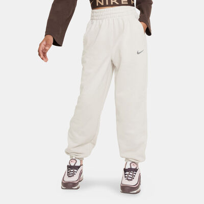 Nike Kids' Dance Dri-FIT Fleece Joggers (Older Kids) White
