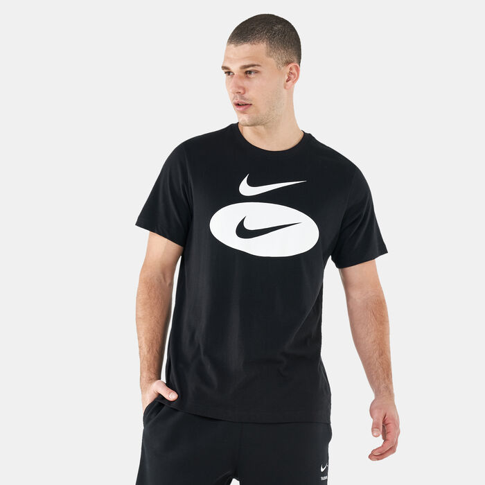 Nike Men's Sportswear Swoosh T-Shirt Black Nike Men's Sportswear Swoosh T-Shirt Black image number 0