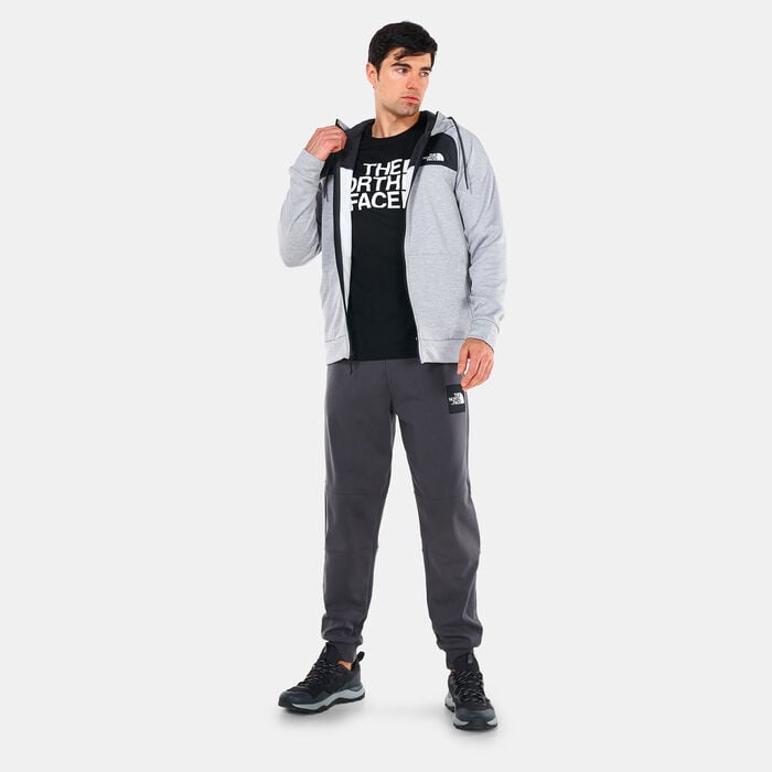 The North Face Men's Reaxion Fleece Hoodie Grey The North Face Men's Reaxion Fleece Hoodie Grey image number 2