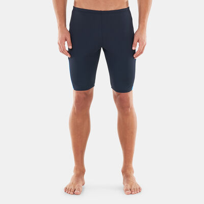 Speedo Men's Boom Logo Splice Jammer Shorts Blue Speedo Men's Boom Logo Splice Jammer Shorts Blue