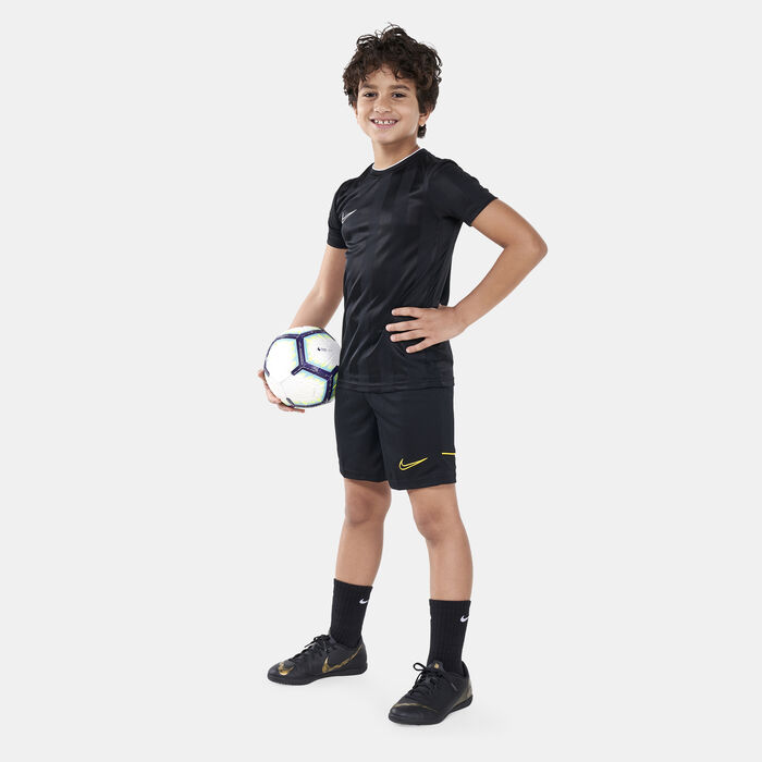 Nike Kids' Dri-FIT Academy Knit Football Shorts (Older Kids) Black image number 2