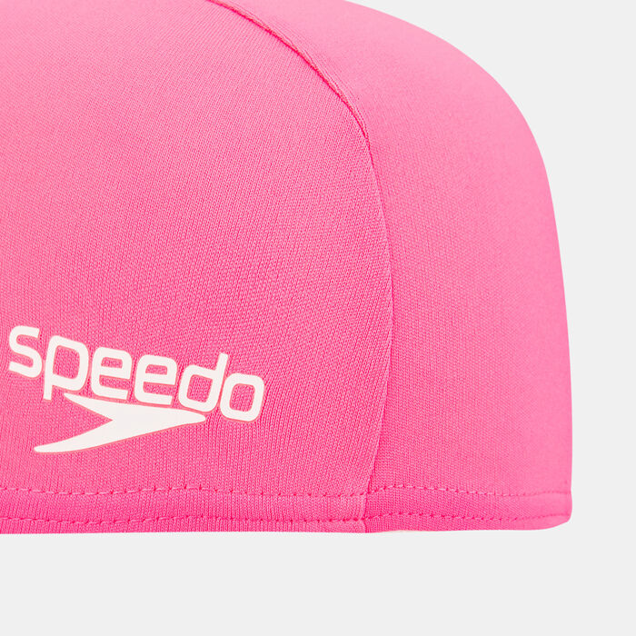 Speedo Kids' Logo Swimming Cap Pink image number 2