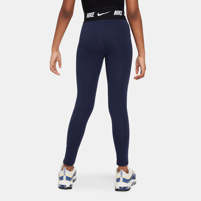 Nike Kids' Sportswear High-Rise Leggings (Older Kids) Blue image number 1