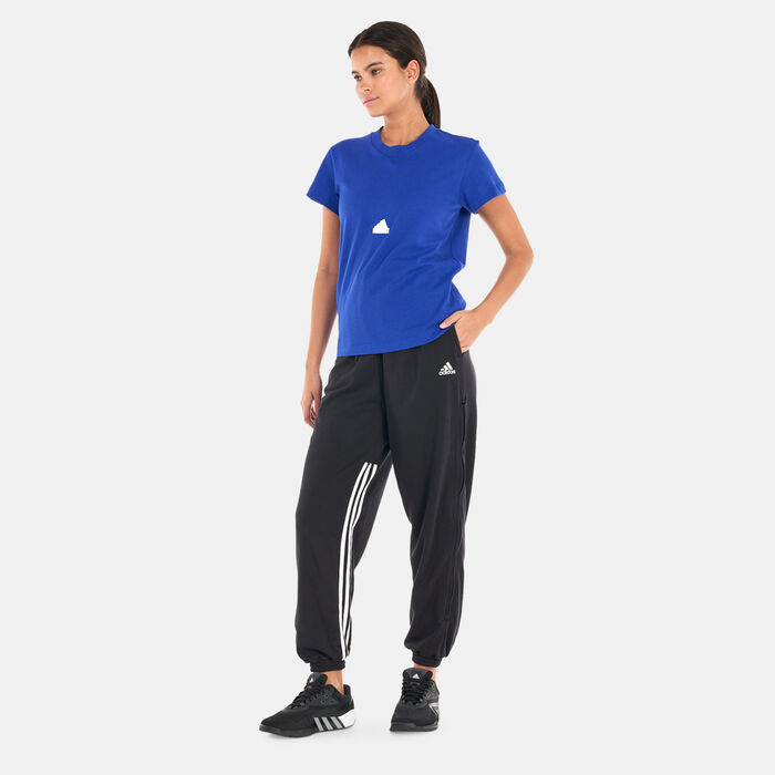adidas Women's Hyperglam 3-Stripes Joggers Black adidas Women's Hyperglam 3-Stripes Joggers Black image number 2