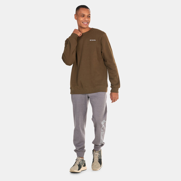 Columbia Men's Columbia™ Logo Fleece Crew Sweatshirt Green Columbia Men's Columbia™ Logo Fleece Crew Sweatshirt Green image number 2
