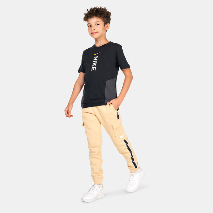 Nike Kids' Sportswear Hybrid T-Shirt Black Nike Kids' Sportswear Hybrid T-Shirt Black image number 2