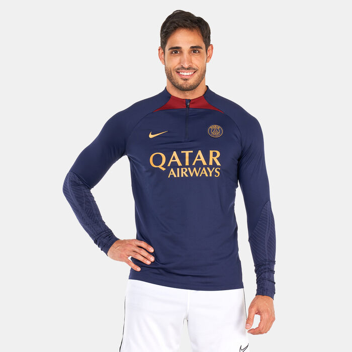 Nike Men's Paris Saint-Germain Dri-FIT Strike Drill Football Top Blue Nike Men's Paris Saint-Germain Dri-FIT Strike Drill Football Top Blue image number 0