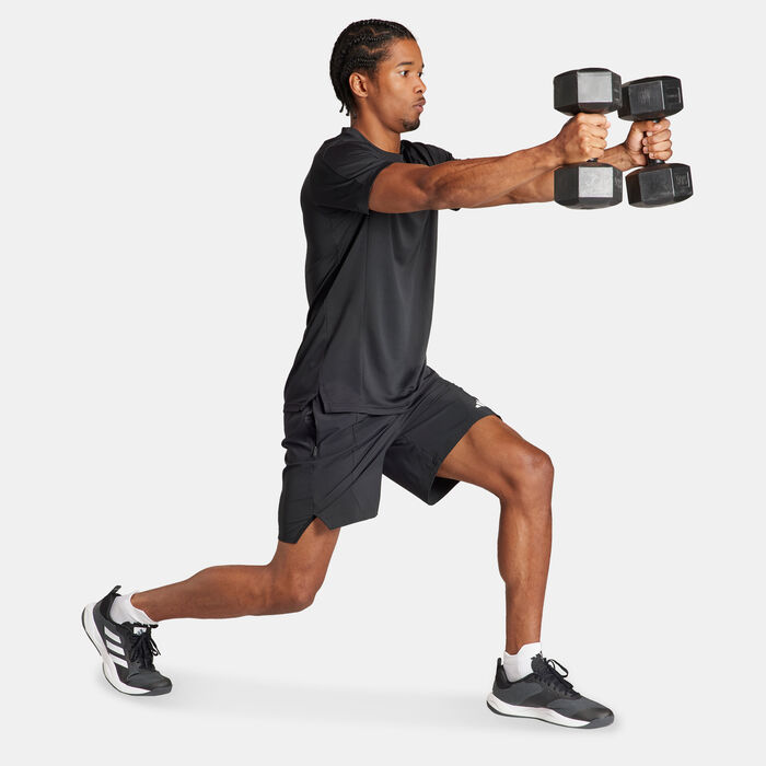 adidas Men's Designed for Training Shorts Black image number 2