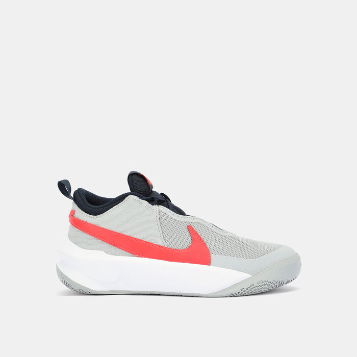 Nike Kids' Team Hustle D 10 Shoe Grey Nike Kids' Team Hustle D 10 Shoe Grey image number 0