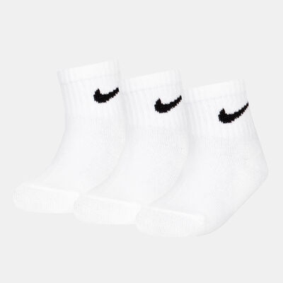 Nike Kids' No-Slip Gripper Ankle Socks (3 Pack) Multi