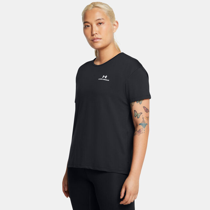 Under Armour Women's UA RUSH™ Energy 2.0 Training T-Shirt Black image number 0