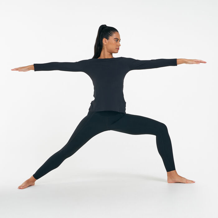 Nike Women's Yoga Luxe Dri-FIT Leggings Black image number 2