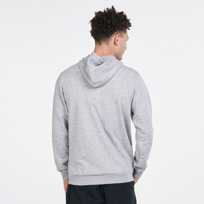 adidas Men's Essentials Big Logo Hoodie Grey image number 1