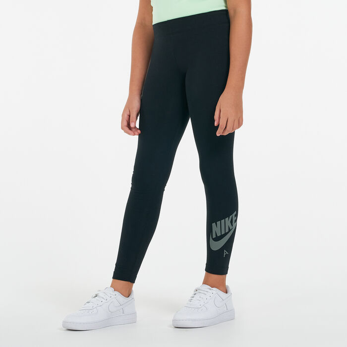 Nike Kids' Sportswear Air Favourites Leggings Black Nike Kids' Sportswear Air Favourites Leggings Black image number 0