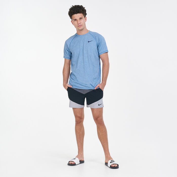 Nike Swim Men's Logo Tape Vortex 5-Inch Swimming Shorts Grey Nike Swim Men's Logo Tape Vortex 5-Inch Swimming Shorts Grey image number 2