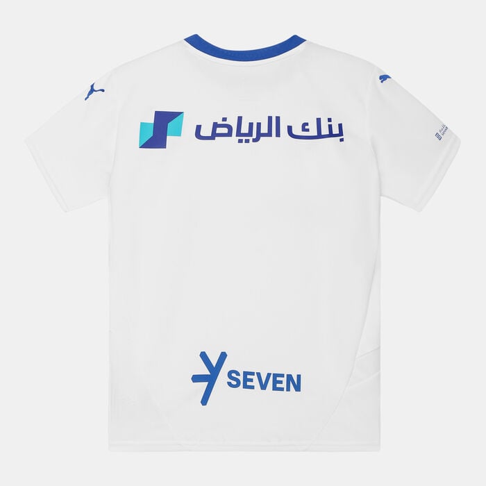 PUMA Kids' Al Hilal 24/25 Away Replica Football Jersey White PUMA Kids' Al Hilal 24/25 Away Replica Football Jersey White image number 1