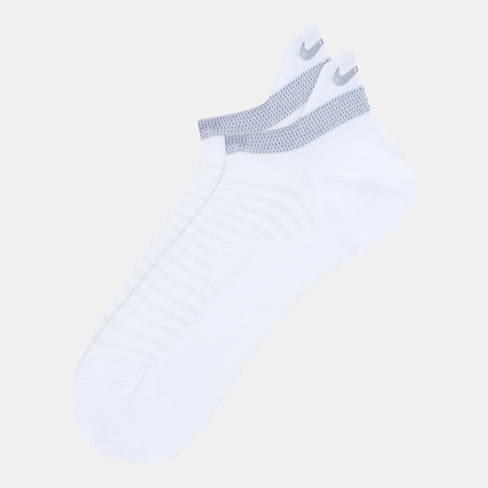 Nike Men's Spark Lightweight No-Show Socks White Nike Men's Spark Lightweight No-Show Socks White image number 0