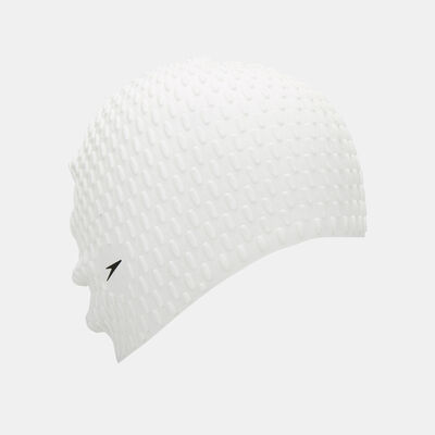 Speedo Bubble Swimming Cap White