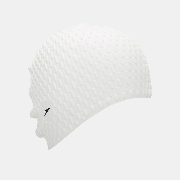 Speedo Bubble Swimming Cap White image number 0