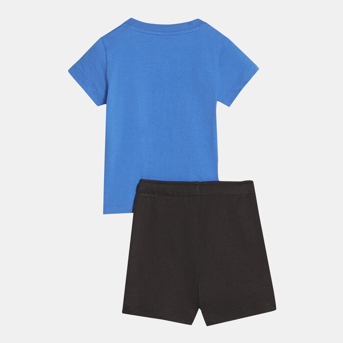 PUMA Kids' Minicats T-Shirt and Shorts Set (Baby and Toddler) Blue PUMA Kids' Minicats T-Shirt and Shorts Set (Baby and Toddler) Blue image number 1