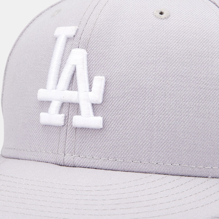 New Era Men's Los Angeles Dodgers Essential 59Fifty Cap Grey New Era Men's Los Angeles Dodgers Essential 59Fifty Cap Grey image number 2