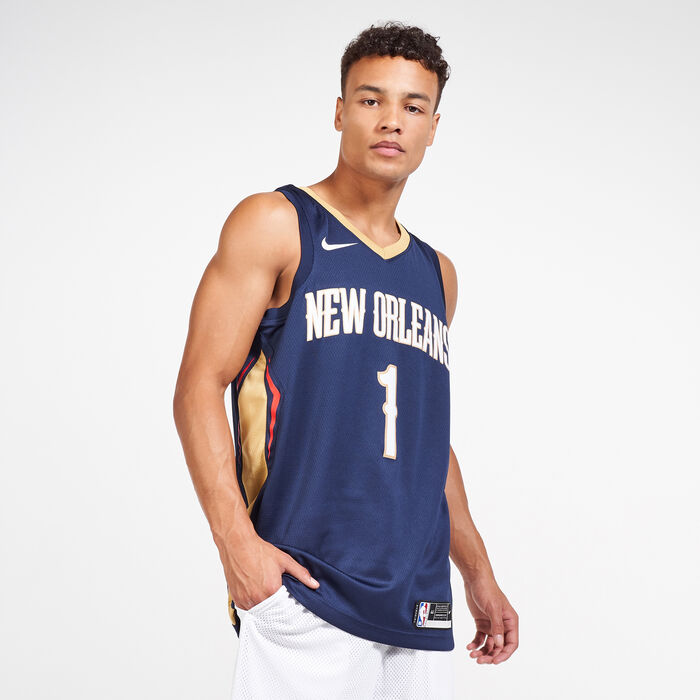 Nike Men's NBA New Orleans Pelicans Zion Williamson Icon Edition Swingman Jersey - 2020 Blue Nike Men's NBA New Orleans Pelicans Zion Williamson Icon Edition Swingman Jersey - 2020 Blue image number 0
