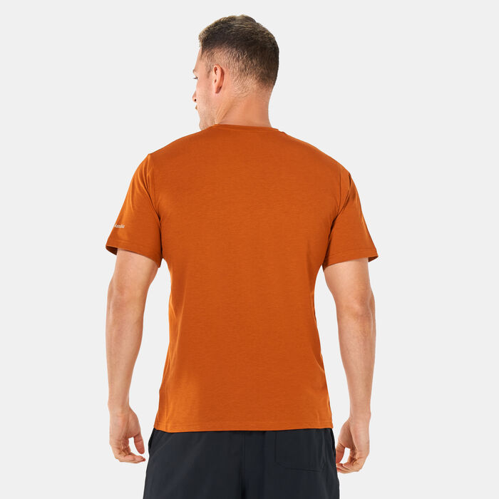 Columbia Men's Sun Trek™ Short Sleeve Graphic T-Shirt Orange Columbia Men's Sun Trek™ Short Sleeve Graphic T-Shirt Orange image number 1