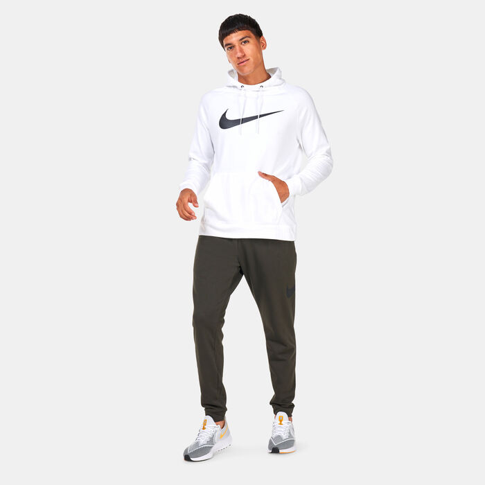 Nike Men's Dri-FIT Swoosh Hoodie White Nike Men's Dri-FIT Swoosh Hoodie White image number 2