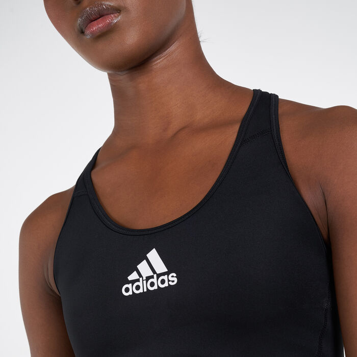 adidas Women's Don't Rest Alphaskin Padded Sports Bra Black adidas Women's Don't Rest Alphaskin Padded Sports Bra Black image number 3