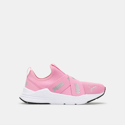 PUMA Kids' Wired Run Slip-On Shoe Pink