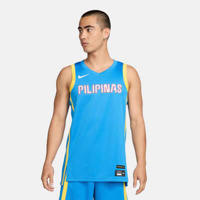 Nike Men's Team Phillipines Limited Road Basketball Jersey Blue