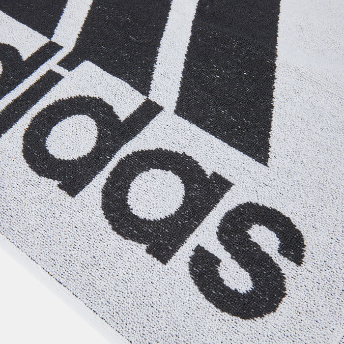 adidas Logo Towel - Small Black image number 2