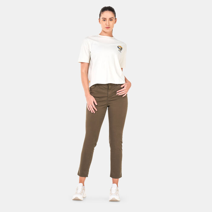 Timberland Women's Woven Skinny Pants Green image number 2
