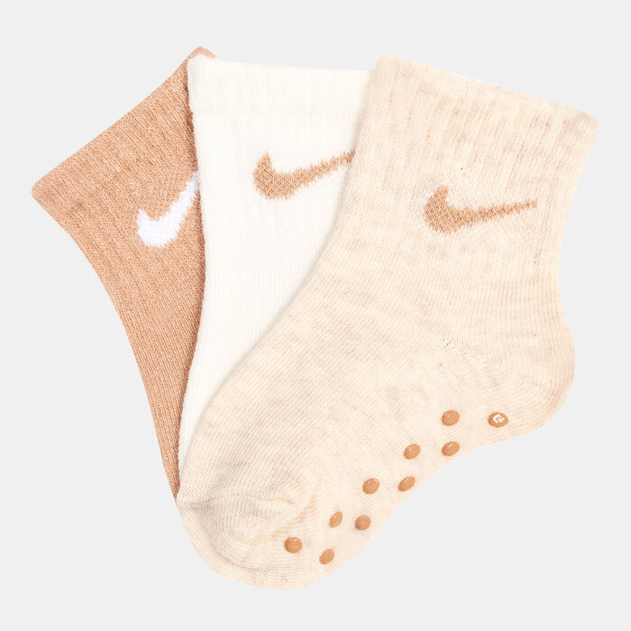 Nike Kids' No-Slip Gripper Ankle Socks (3 Pack) Multi Nike Kids' No-Slip Gripper Ankle Socks (3 Pack) Multi image number 0