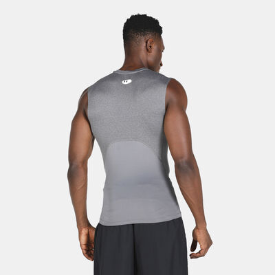 Under Armour Men's HeatGear Armour Top Grey Under Armour Men's HeatGear Armour Top Grey