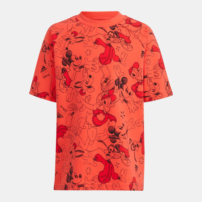 adidas Kids' x Disney Mickey Mouse T-Shirt (Younger Kids) Red