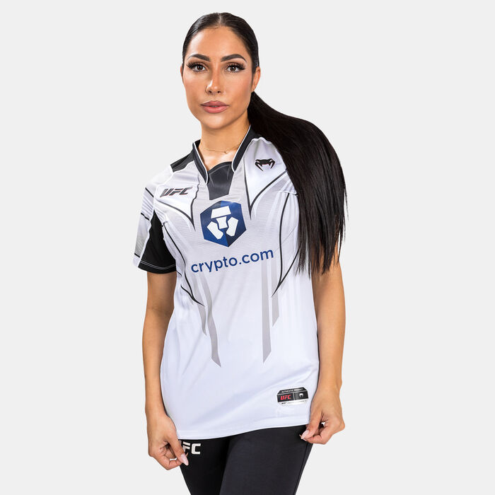 Venum Women's x UFC Authentic Fight Night 2.0 Walkout Jersey White Venum Women's x UFC Authentic Fight Night 2.0 Walkout Jersey White image number 0