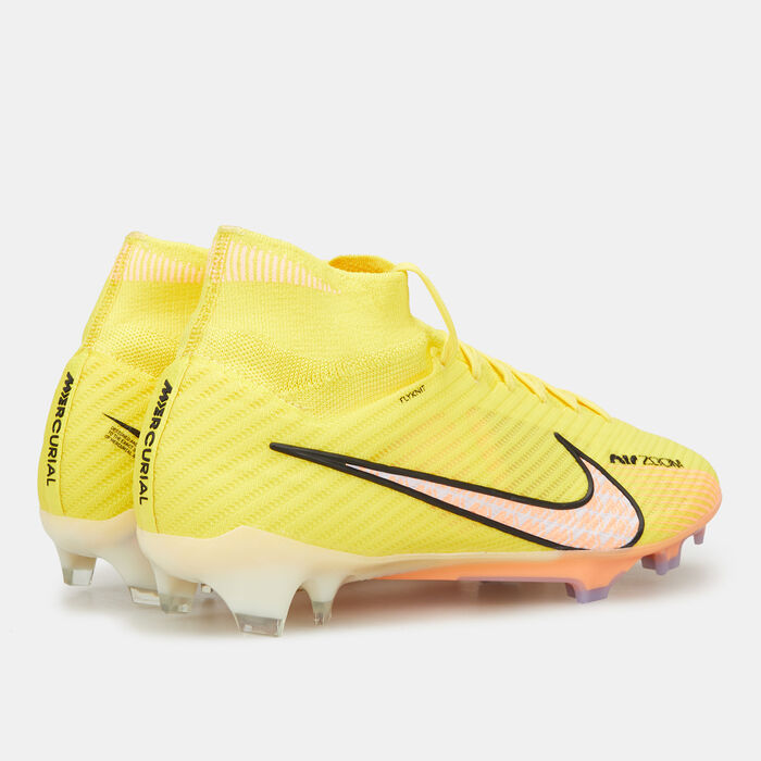 Nike Men's Zoom Mercurial Superfly 9 Elite Firm-Ground Football Shoe yellow image number 2