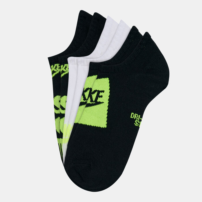 Nike Kids' Everyday Lightweight No-Show Socks - 3 Pack (Older Kids) Multi Nike Kids' Everyday Lightweight No-Show Socks - 3 Pack (Older Kids) Multi image number 0
