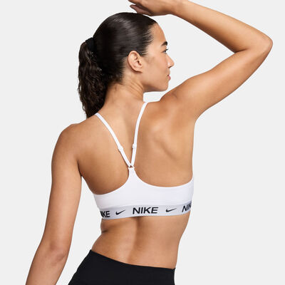 Nike Women's Indy Light-Support Training Sports Bra White Nike Women's Indy Light-Support Training Sports Bra White