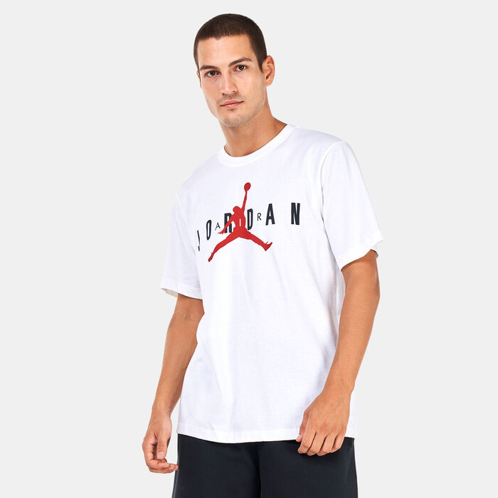 Jordan Men's Air Wordmark T-Shirt White image number 0