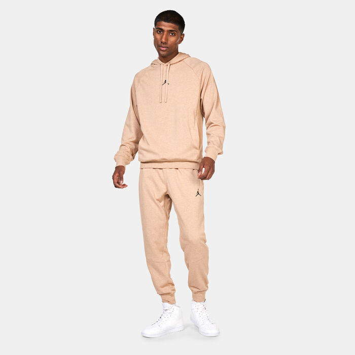 Jordan Men's Dri-FIT Sport Crossover Fleece Basketball Hoodie Beige Jordan Men's Dri-FIT Sport Crossover Fleece Basketball Hoodie Beige image number 2