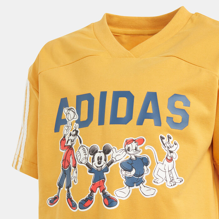 adidas Kids' x Disney Mickey Mouse Set (Younger Kids) yellow adidas Kids' x Disney Mickey Mouse Set (Younger Kids) yellow image number 3
