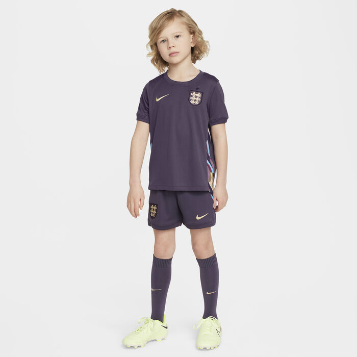 Nike Kids' England 2024/25 Stadium Away Football Replica 3-Piece Kit Grey Nike Kids' England 2024/25 Stadium Away Football Replica 3-Piece Kit Grey image number 0