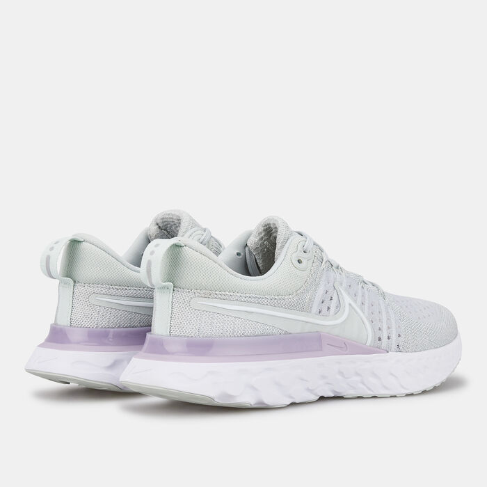 Nike Women's React Infinity Run 2 Shoe Grey Nike Women's React Infinity Run 2 Shoe Grey image number 2