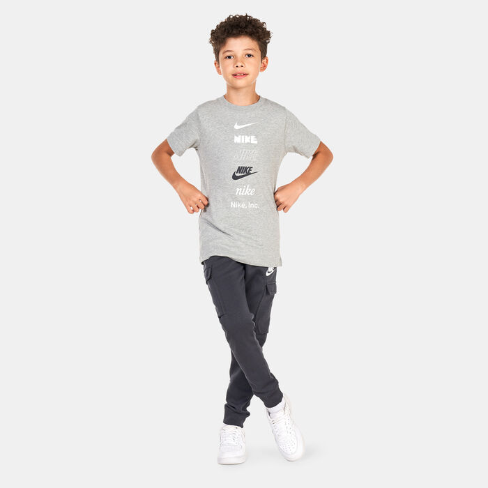 Nike Kids' Sportswear Fleece Cargo Pants Grey image number 2