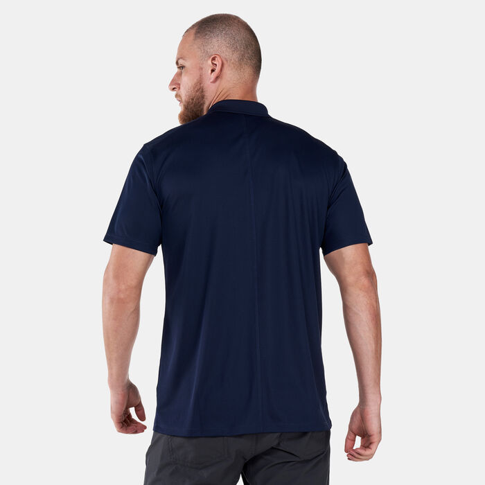 Nike Men's Court Victory Pique Polo Shirt Blue image number 1