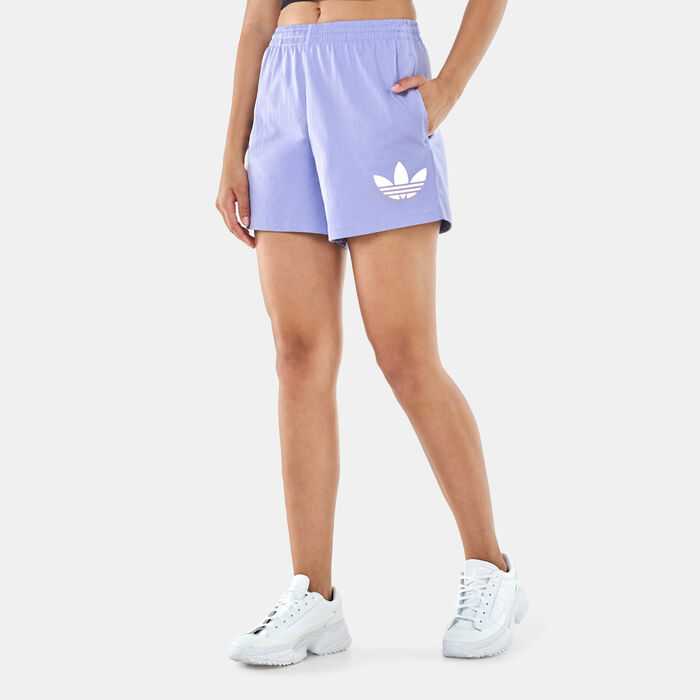 adidas Originals Women's Streetball Shorts Purple adidas Originals Women's Streetball Shorts Purple image number 0