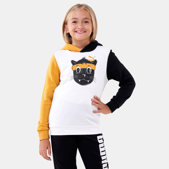 PUMA Kids' Logo Hoodie (Younger Kids) White PUMA Kids' Logo Hoodie (Younger Kids) White image number 0