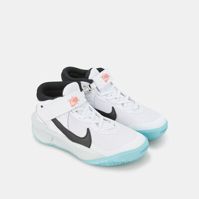 Nike Kids' Team Hustle D 10 FlyEase Shoe (Older Kids) White Nike Kids' Team Hustle D 10 FlyEase Shoe (Older Kids) White